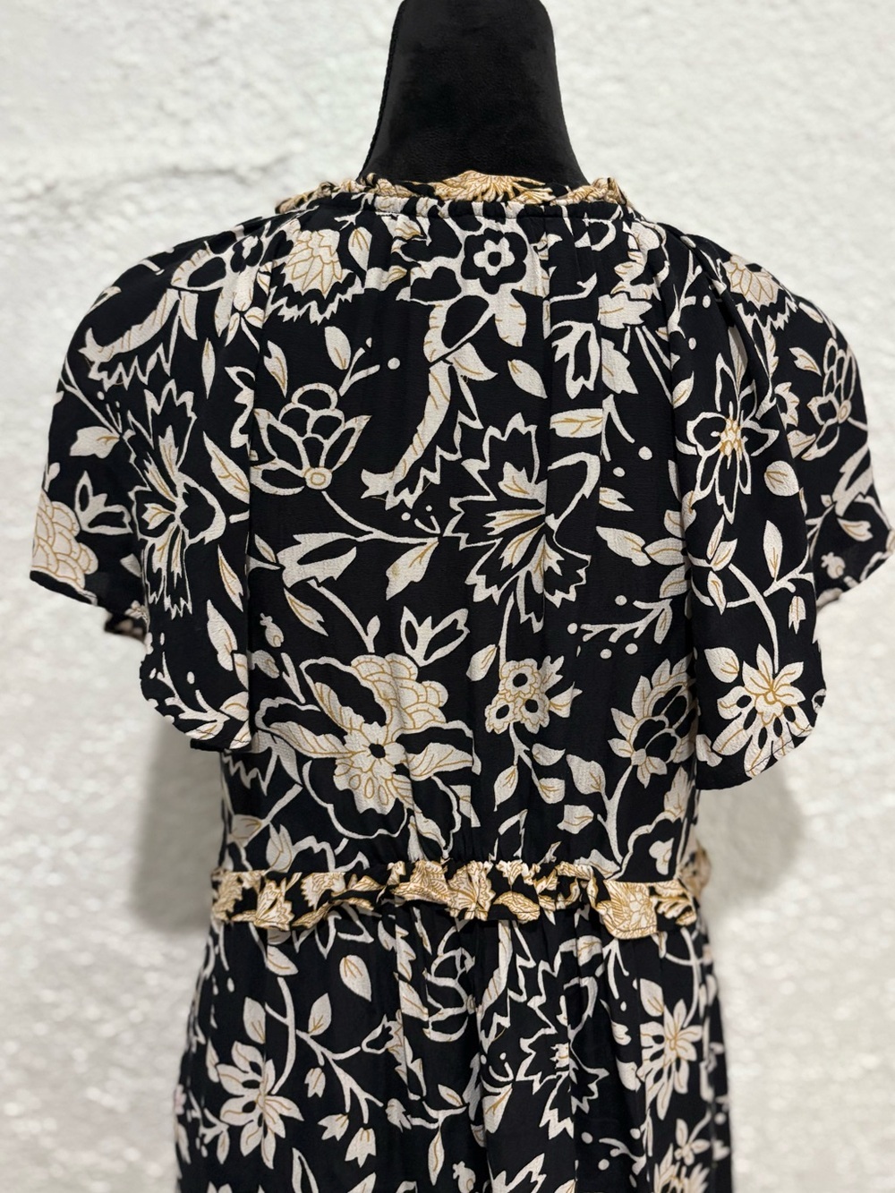 By Anthropologie Robin Tiered Mini Dress Size XXS - Picture 10 of 13